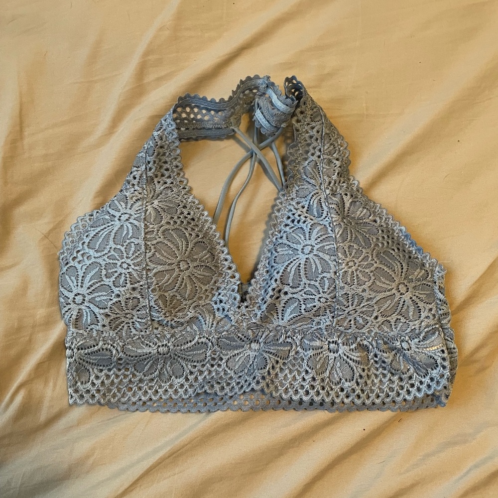 Light Blue Lacy Bralette Rue 21 NWOT
